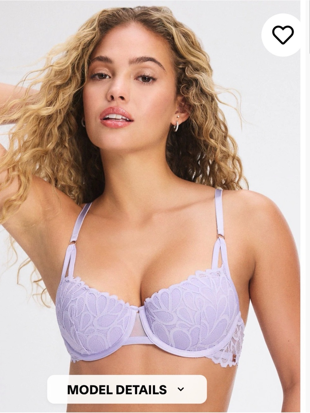 Savage X Fenty Lilac Lace Underwire Bra